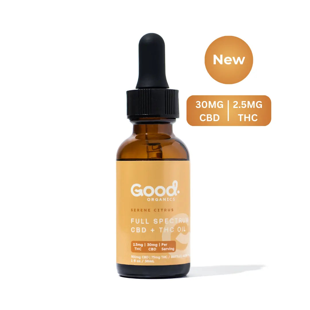 Serene Citrus CBD THC Tincture 900mg - Good OrganicsSpecialty Supplements