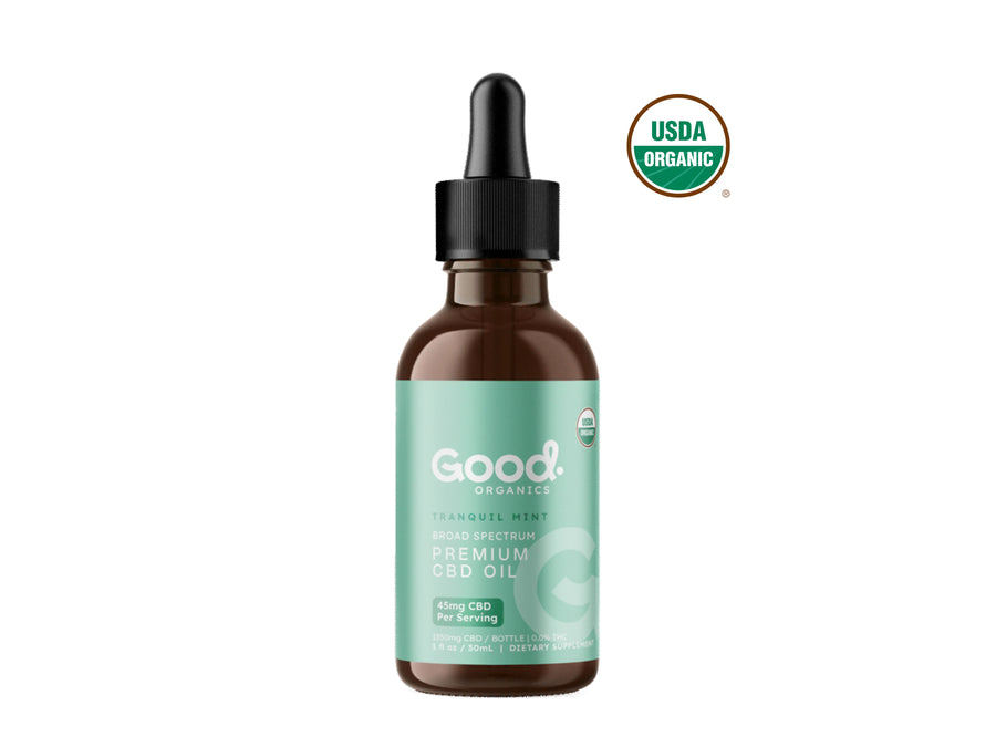 USDA Organic Broad Spectrum CBD Tincture