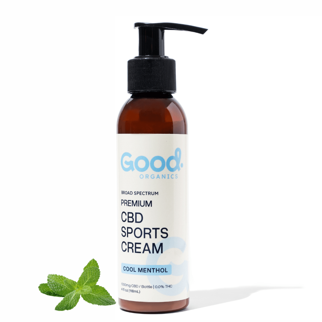 CBD Sports Cream with Menthol - 1000mg - Good OrganicsSports Cream