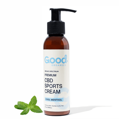 CBD Sports Cream with Menthol - 1000mg - Good OrganicsSports Cream
