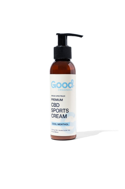 CBD Sports Cream with Menthol - 1000mg - Good OrganicsSports Cream
