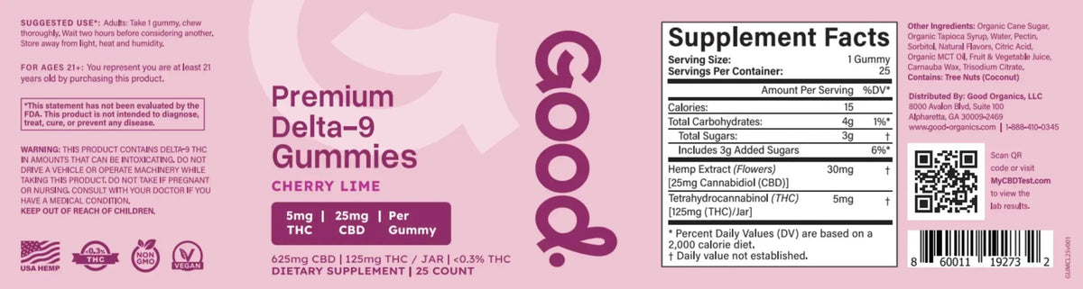 OG Cherry Lime Reserve Formula - Good OrganicsSpecialty Supplements